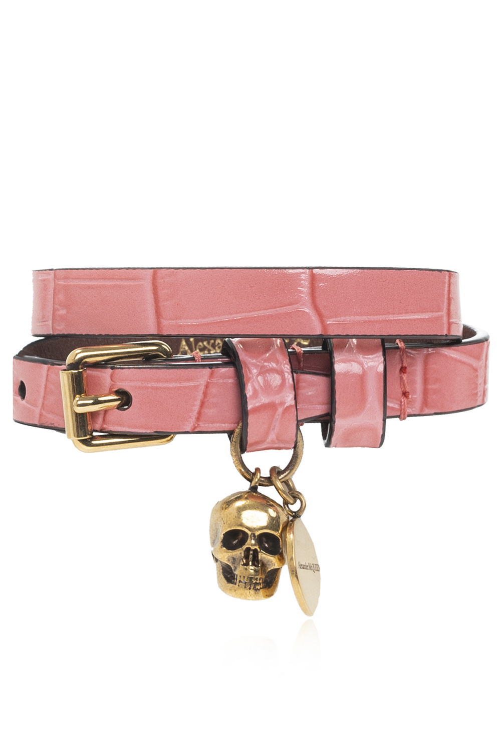 alexander mcqueen スカルレディースBracelet_554467 1AC9T 1000 Alexander McQueen Skull and Spider Bracelet Silver/Multi in